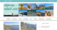 Desktop Screenshot of aktiv-im-urlaub.com